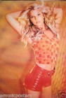JESSICA SIMPSON "WEARING SEXY RED, VINYL, HOT PANTS SHORTS" POSTER FROM ASIA