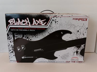 Psyclone Essentials Black Axe Wireless Guitar PlayStation 3/PS3-PSE3300 SEALED  - Image 1 of 4