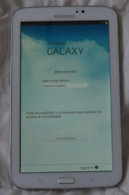 Samsung Galaxy Tab3 T210 8Gb, Blanca, grado A Android 4.4.2 KitKat Wifi - Imagen 1 de 4
