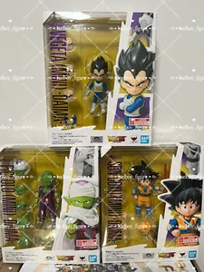 Bandai Dragon Ball DAIMA S.H.Figuarts Son Goku & Vegeta & Piccolo Set Mini Juguete~ - Imagen 1 de 10