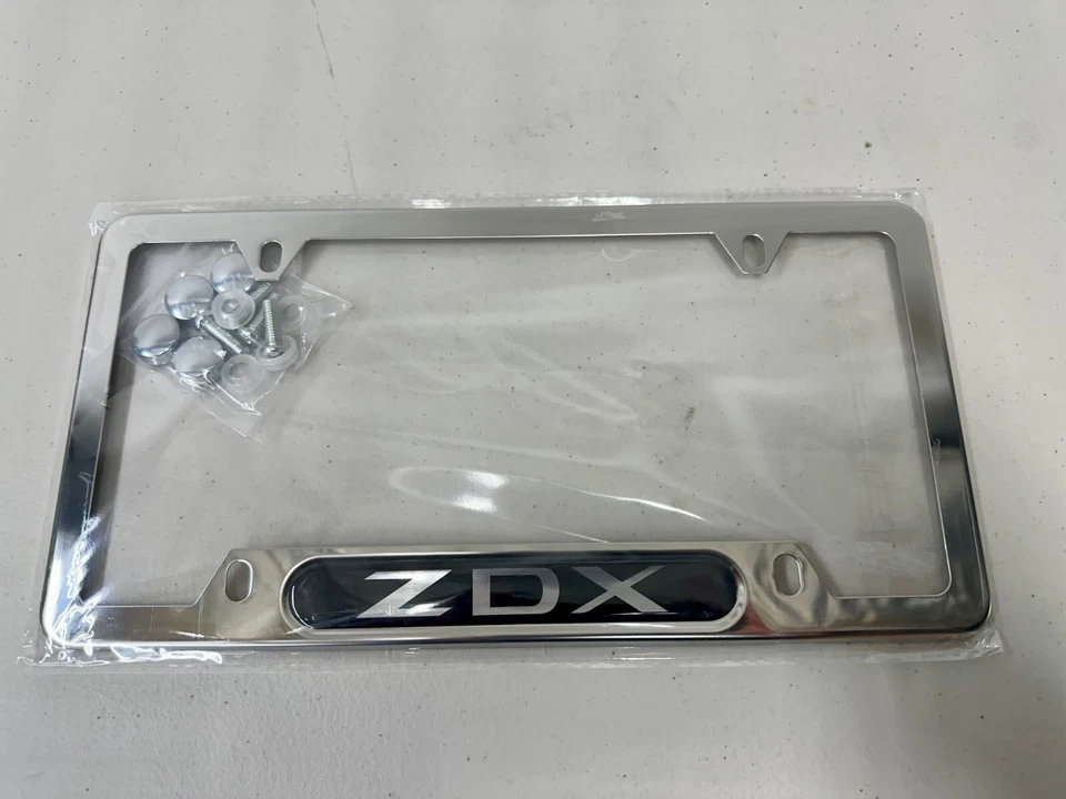 Acura ZDX Chrome License Plate Frame Foto 1 de 1
