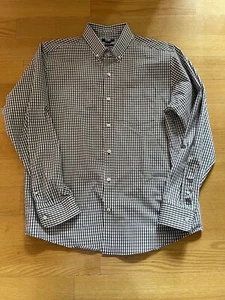 CUTTER & BUCK MENS Easy Care Check  Dress Shirt SZ L - Picture 1 of 12
