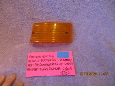 PORSCHE 924 944 HELLA FÁBRICA OEM LENTE INTERMITENTE LATERAL DERECHO 32742R6 ENVÍO GRATUITO Foto 1 de 4