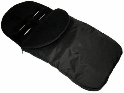 BABY MAM Universal Footmuff Fleece Pushchair Stroller Buggy Car seat Cosy toes Black