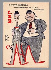 Old Postcard CInema Film Laurel and Hardy Vintage Comic Art Card