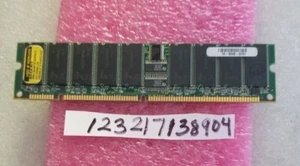 512MB sdram sd sdr pc133r 133mhz 133 168pin single rank rdimm 64X4 1RX4 - Picture 1 of 1