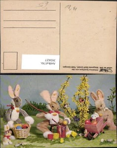 392027,Ostern Spieltiere Osterhasen Hasen Künstler Pinsel Eier Küken pub Steiff  - Picture 1 of 1