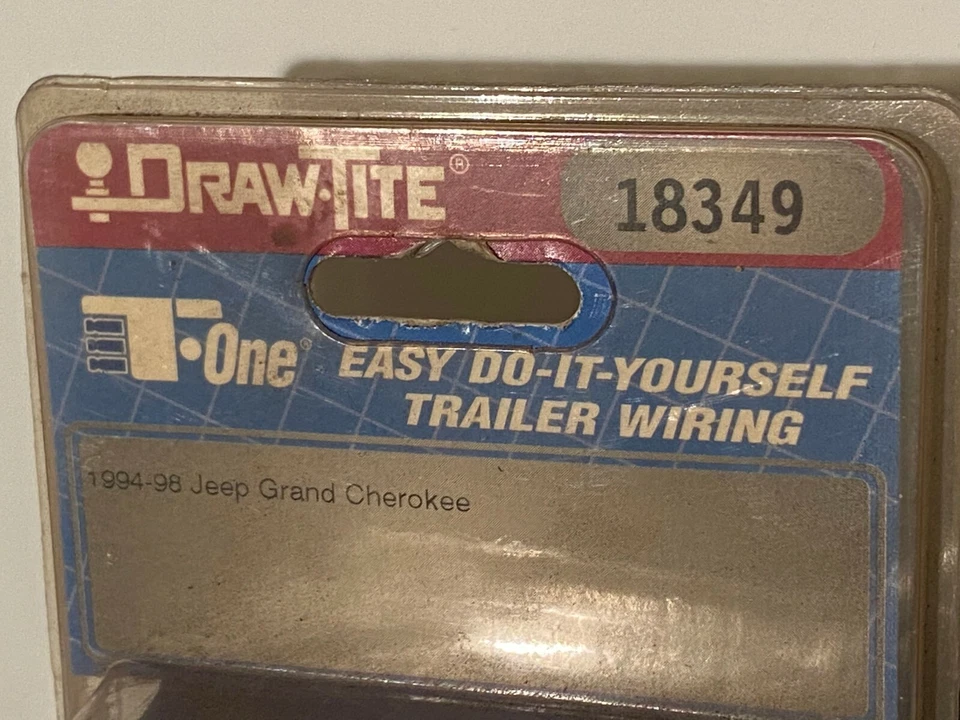 Kit de conector de remolque Draw-Tite 18349, se adapta a Jeep Grand Cherokee 1994-1998, nuevo Foto 1 de 3