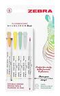 Zebra Pen MILDLINER Dual Tip Brush Pens, Felt Tip Pens For Adults, Bullet Tip & 