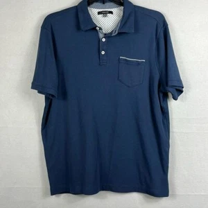 Tahari Poloshirt Kurzarm dunkelblau Herren Größe XL 100% Baumwolle - Bild 1 von 8