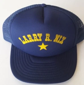 Larry R. Nix Trucker Snapback Cap Hat Adjustable New - Picture 1 of 5