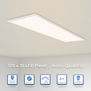 LED Panel Ultraslim Deckenleuchte Deckenlampe Wandleuchte Flach Leuchte Küche