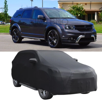 Protector a prueba de polvo para cubierta de auto SUV interior satinado elástico para Dodge Journey Foto 1 de 4