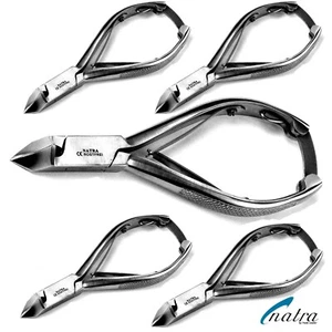 Cortaúñas para diabéticos de 5 dedos con bloqueo 14 cm media luna NATRA Alemania - Imagen 1 de 1