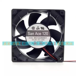 San Ace 120 9G1224M401 DC24V 0.08A 12cm 2-Wire Cooling Fan - Picture 1 of 5