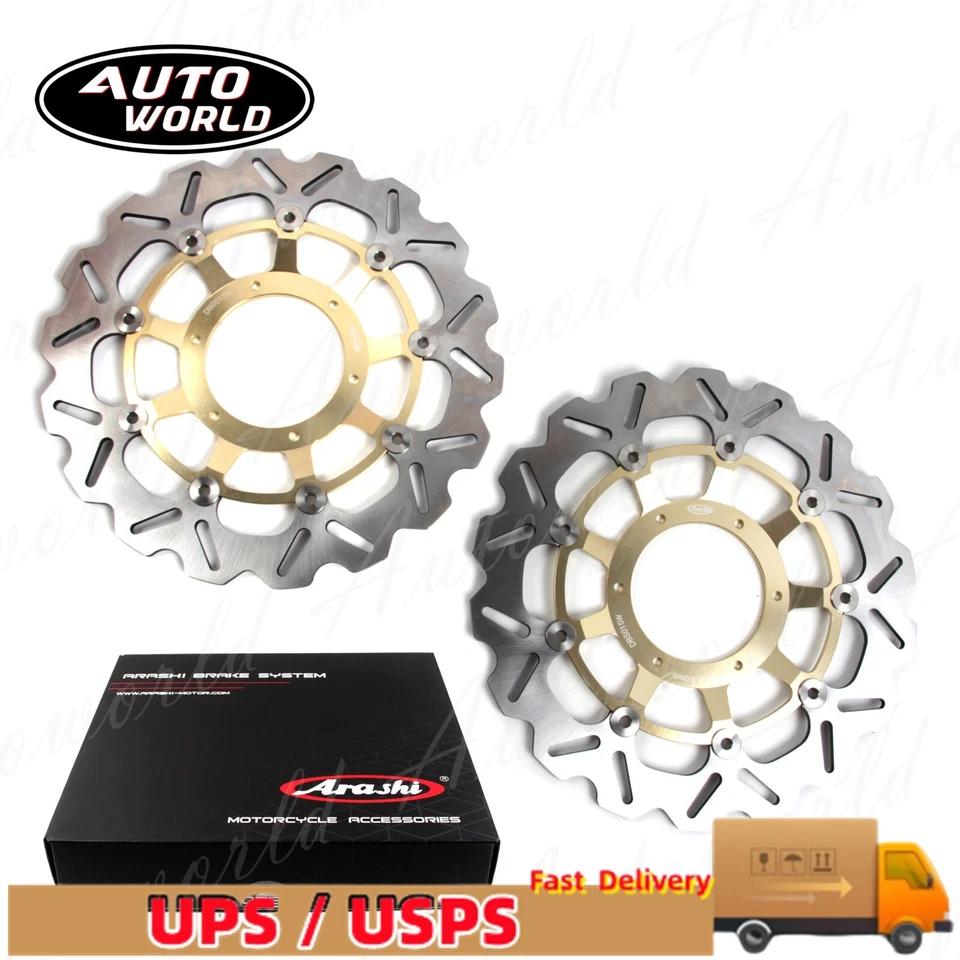 Rotor de disco de freno delantero para Honda CB1000R 2008 - 2017 2016 2015 2014 2013 2012 Foto 1 de 4