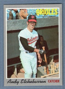 1970 Topps #213 Andy Etchebarren  EX-MT  SB2