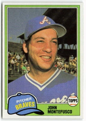 1981 John Montefusco Topps Traded - Atlanta Braves - Image 1 of 2