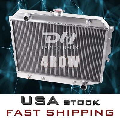 Radiador de 4 filas para Dodge Coronet Challenger Plymouth 1968-1974 bloque pequeño 26"W Foto 1 de 4