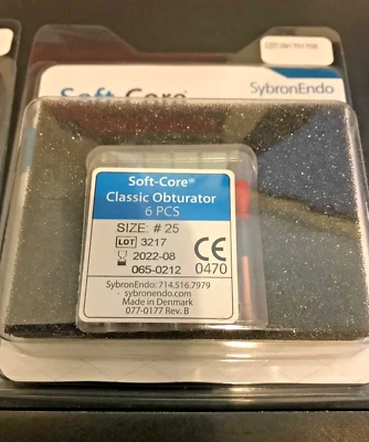 SYBRON ENDO SOFT-CORE CLASSIC OBTURATOR 6/Pkg #25