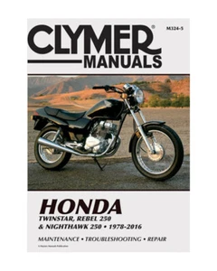 Clymer Repair/Service Manual '78-16 Honda 250 Twinstar/Rebel/Nighthawk (M324-5) - Picture 1 of 1
