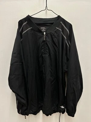 Chaqueta cortavientos Easton Sports 1/4 cremallera pulóver elástica para hombre XXL negra elástica Foto 1 de 4