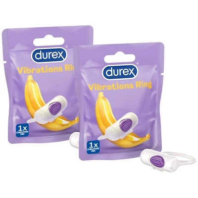 Durex Stimulationsring Set Vibrationsring für Intimbereich Sie und Ihn 2 Stück - Bild 1 von 4