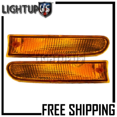 1996-1997 Toyota RAV4 Left Right Sides Pair Side Marker Parking Signal Lights Foto 1 de 2