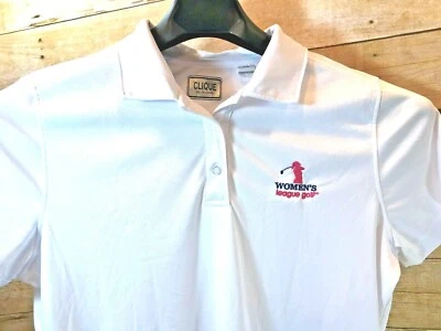 CAMISA POLO CLIQUE VOLVIK Para Mujer GRANDE GOLF SS BLANCO SÓLIDO Liga Golf 💗USADA EN EXCELENTE ESTADO Foto 1 de 4