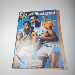 Sports Illustrated November 28 1983 Michael Jordan Sam Perkins UNC No.1 NC - Picture 1 of 5