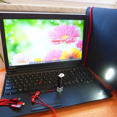 XXL SET Lenovo E525 Business Notebook 15 pollici l SSD Windows 10 Pro l HDMI AMD - Immagine 1 di 4