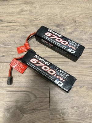 Traxxas 2890X 4S 14.8V 6700mAh 25C Lipo bateria com conector ID 2x Xmaxx Xrt Rc - Imagem 1 de 4