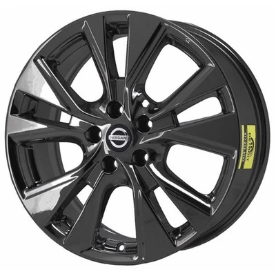 18" Nissan Murano PVD Black Chrome-C Wheel Rim Factory OEM 62706 2013-2019 - Image 1 of 2