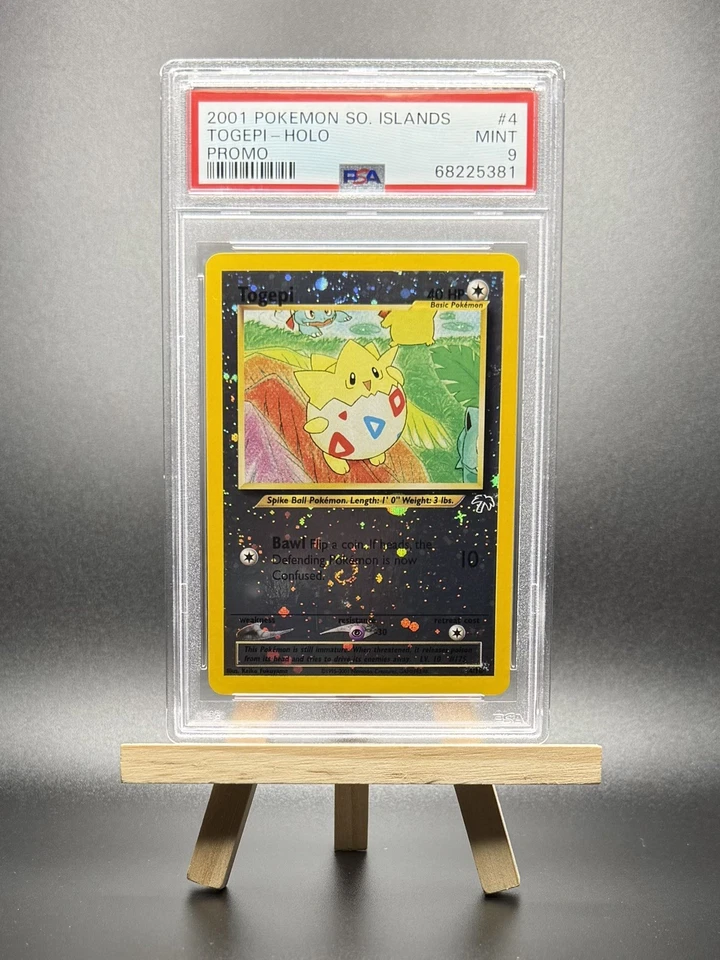 2001 POKEMON TOGEPI REVERSE HOLO SOUTHERN ISLAND #4 NEO PROMO PSA 9 WOTC VINTAGE - Image 1 of 2