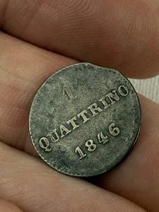 Toskana 1 Quattrini 1846 Kupfermünze selten Papststaaten - Bild 1 von 4