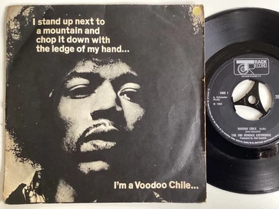Jimi Hendrix Voodoo chile VINYL 7” 45 SINGLE hey Joe watchtower picture sleeve z - Image 1 of 4