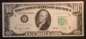 Gem UNC 1950 $10 Richmond district Federal Reserve Note * - Picture 1 of 3