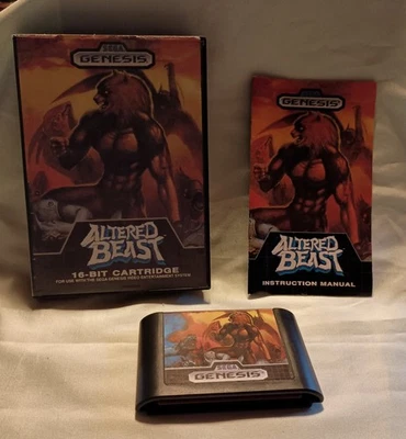 Altered Beast Sega Genesis Game 1989  Authentic CIB w/Manual - Untested - Image 1 of 4