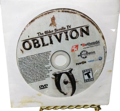 2006 Bethesda Elder Scrolls IV Oblivion For PC - DISC ONLY - Image 1 of 4