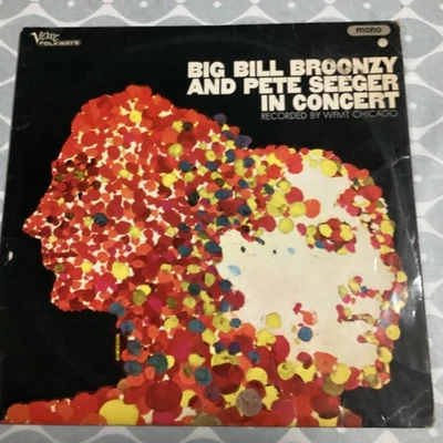Big Bill Broonzy and Pete Seeger - In Concert - Folk Blues LP - Image 1 of 4