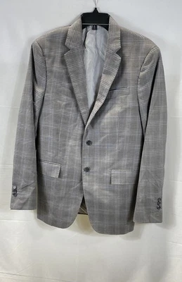 Todd Snyder Men's Gray Plaid Mayfair Fit Wool Sport Coat Blazer Jacket Size 38R - Image 1 of 4