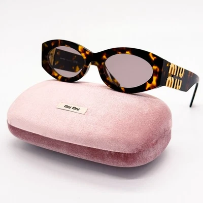 NUEVAS GAFAS DE SOL MIU MIU, MIU MIU MUJER HABANA OVALADAS MU11WS 14L20I Foto 1 de 4