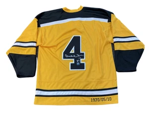 Bobby Orr Boston Bruins Signed Jersey - Yellow - Picture 1 of 4
