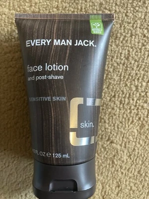 Every Man Jack Face Lotion Post Shave Sensitive Skin & Frag Free 4.2oz 95% FULL - Image 1 of 2