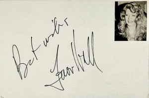 FAWN HILL Signed Autographed 4"x 6" INDEX CARD Iran - Contra Affair OLIVER NORTH - Picture 1 of 6