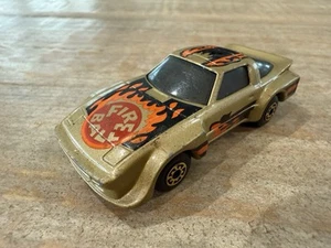 Lesney Matchbox Mega Blasters Fire Ball Cap Cars 1983 Gold Made In Hong Kong - Picture 1 of 8