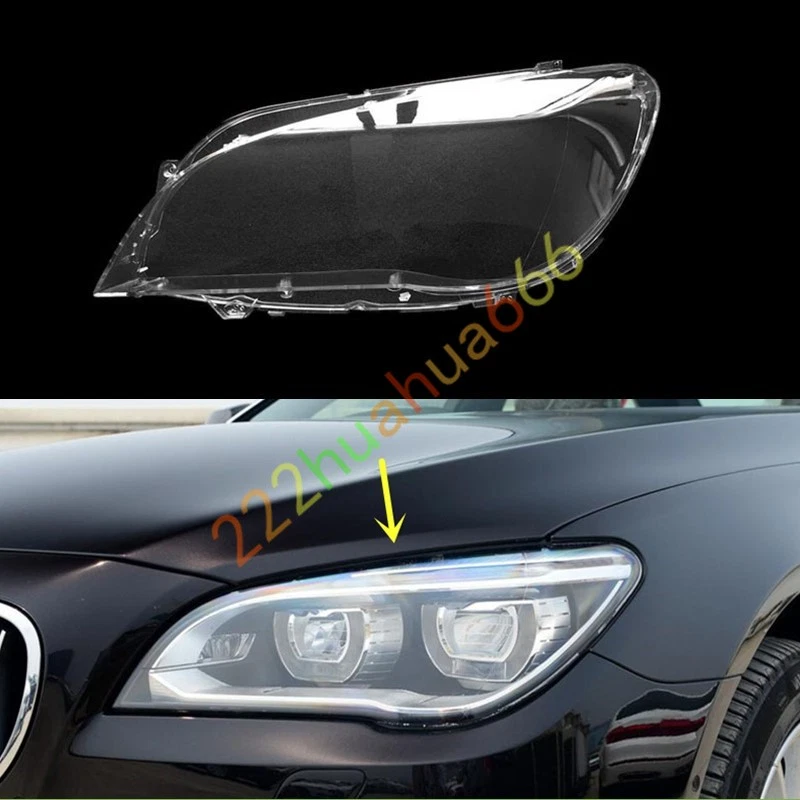 Lente del faro delantero izquierdo carcasa transparente + sellador para BMW serie 7 F01 F02 2009-2015 Foto 1 de 4