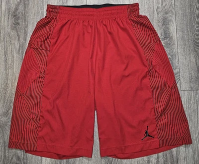 Pantalones Cortos de Baloncesto NIKE Jordan Franklin Street Rojo Para Hombre Talla X-Grande 519682-695 Foto 1 de 4