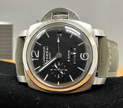 PANERAI LUMINOR GMT 8 DAY PAM00233 FULL SET LIMITED EDITION OF 1000 - Image 1 of 4
