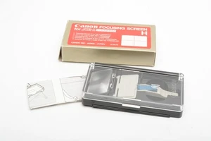 Canon Fokusscheibe H (matte Skala) für AE-1 Programm, originalverpackt, neuwertig - - Bild 1 von 7